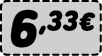 6,33€﻿