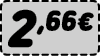 2,66€﻿