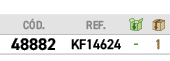 ﻿C D.,﻿REF.,￼,￼,﻿﻿48882﻿,﻿﻿KF14624﻿,﻿ ﻿,﻿1﻿