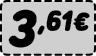 3,61€﻿