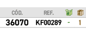 ﻿C D.,﻿REF.,￼,￼,﻿﻿36070﻿,﻿﻿KF00289﻿,﻿ ﻿,﻿1﻿