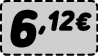 6,12€﻿