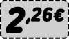2,26€﻿