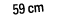 59 cm