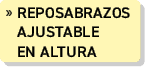 » REPOSABRAZOS AJUSTABLE EN ALTURA