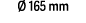  165 mm