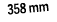 358 mm