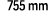 755 mm