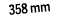 358 mm