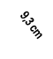9,3 cm