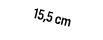 15,5 cm