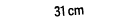 31 cm