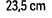 23,5 cm
