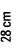 28 cm