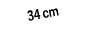 34 cm