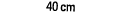 40 cm