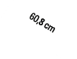60,8 cm