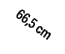 66,5 cm