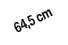 64,5 cm