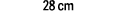 28 cm