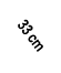 33 cm