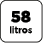 58 litros