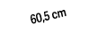 60,5 cm