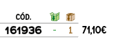 ﻿C D.,￼,￼,﻿PVO,﻿﻿﻿161936﻿,﻿ ﻿,﻿1﻿,﻿﻿71,10€﻿