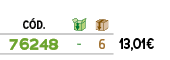 C D.,￼,￼,﻿,﻿76248﻿,﻿ ﻿,﻿6﻿,﻿﻿13,01€﻿