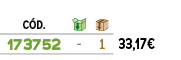 ﻿C D.,￼,￼,﻿PVO,﻿﻿﻿173752﻿,﻿ ﻿,﻿1﻿,﻿﻿33,17€﻿