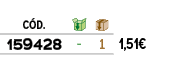 ﻿C D.,￼,￼,﻿PVO,﻿﻿﻿159428﻿,﻿ ﻿,﻿1﻿,﻿﻿1,51€﻿
