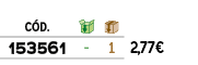 ﻿C D.,￼,￼,﻿PVO,﻿﻿﻿153561﻿,﻿ ﻿,﻿1﻿,﻿﻿2,77€﻿