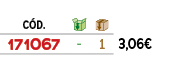 ﻿C D.,￼,￼,﻿PVO,﻿﻿﻿171067﻿,﻿ ﻿,﻿1﻿,﻿﻿3,06€﻿