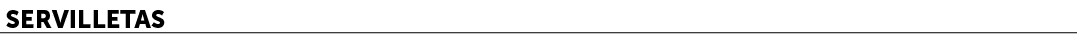 Servilletas﻿