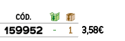 ﻿C D.,￼,￼,﻿PVO,﻿﻿﻿159952﻿,﻿ ﻿,﻿1﻿,﻿﻿3,58€﻿