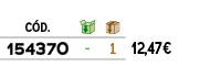 ﻿C D.,￼,￼,﻿PVO,﻿﻿﻿154370﻿,﻿ ﻿,﻿1﻿,﻿﻿12,47€﻿