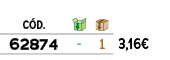 C D.,￼,￼,﻿,﻿62874﻿,﻿ ﻿,﻿1﻿,﻿﻿3,16€﻿