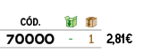 C D.,￼,￼,﻿,﻿70000﻿,﻿ ﻿,﻿1﻿,﻿﻿2,81€﻿
