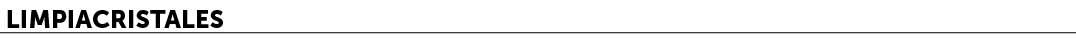 Limpiacristales﻿