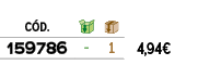﻿C D.,￼,￼,﻿PVO,﻿﻿﻿159786﻿,﻿ ﻿,﻿1﻿,﻿﻿4,94€﻿