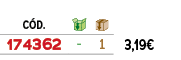 ﻿C D.,￼,￼,﻿PVO,﻿﻿﻿174362﻿,﻿ ﻿,﻿1﻿,﻿﻿3,19€﻿