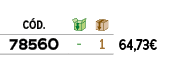 ﻿C D.,￼,￼,﻿PVO,﻿﻿﻿78560﻿,﻿ ﻿,﻿1﻿,﻿﻿64,73€﻿