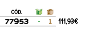 ﻿C D.,￼,￼,﻿PVO,﻿﻿﻿77953﻿,﻿ ﻿,﻿1﻿,﻿﻿111,93€﻿