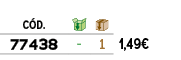 ﻿C D.,￼,￼,﻿PVO,﻿﻿﻿77438﻿,﻿ ﻿,﻿1﻿,﻿﻿1,49€﻿