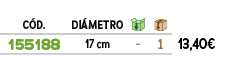 ﻿C D.,﻿DI METRO,￼,￼,﻿PVO,﻿﻿﻿155188﻿,﻿﻿17 cm﻿,﻿ ﻿,﻿1﻿,﻿﻿13,40€﻿