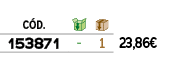 ﻿C D.,￼,￼,﻿PVO,﻿﻿﻿153871﻿,﻿ ﻿,﻿1﻿,﻿﻿23,86€﻿