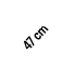47 cm