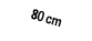 80 cm