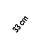 33 cm
