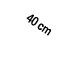 40 cm